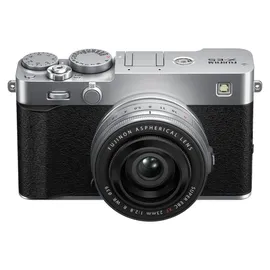 Fujifilm X-E5 silber + XF 23mm f2,8 R WR
