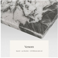 MAGNA Atelier Esstisch OCTAGON aus Marmor, Dining Table aus Naturstein, Küchentisch, 120x76cm grau