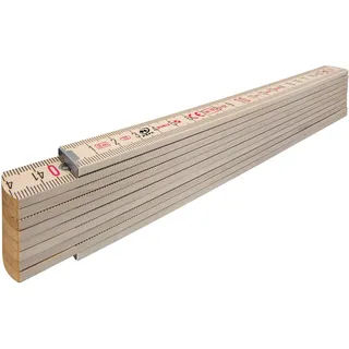 Stabila Holz-Gliedermaßstab Type 400 14348 Maßstab 2m Buchenholz