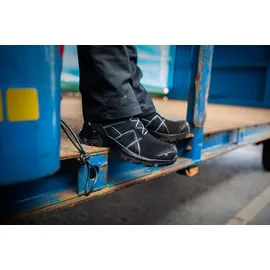 Haix Sicherheitsstiefel BLACK EAGLE 40.1, MID, S3, schwarz-silber, Gr. 14 (50)