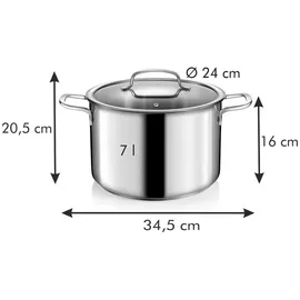 Tescoma OPTIMA Kochtopf 24 cm rund