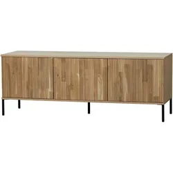 TV Board Gravure aus Eichenholz 150 cm, Natur
