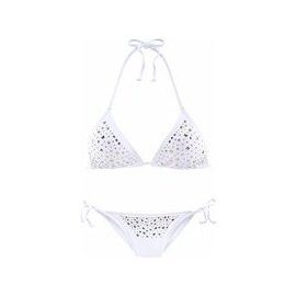 JETTE Triangel-Bikini, Damen weiß, Gr.32 Cup A/B,