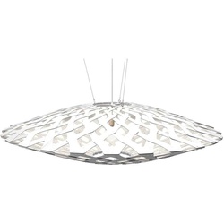 David Trubridge - Flax Pendelleuchte Ø150 Weiß 2 Seiten - cm - 32.5 cm