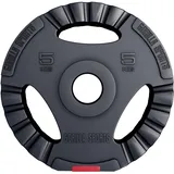 GORILLA SPORTS® Olympia Hantelscheiben - Einzeln/Set, 1,25kg, 2,5kg, 5kg, 10kg, 15kg, 30kg Gewichte, 50mm Bohrung, Tri-Grip, Kunststoff - Gewichtsscheiben, Olympiascheiben, Hantelscheiben-Set, Hanteln