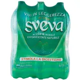 Sveva Acqua Minerale Effervescente Naturale - 6 Bottiglie da 1.5 Litri