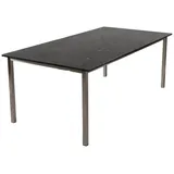 MAGNA Atelier Esstisch SAPPORO aus ECHTEM MARMOR, Küchentisch, Naturstein, Dining Table, nachhaltig, 200x100x75cm schwarz 160 cm x 75 cm