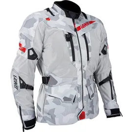 Leatt Adv Flowtour 7.5 Textiljacke Grau/Hellgrau/Schwarz/Rot 3XL