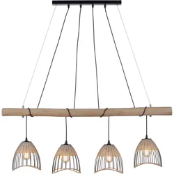 Pendelleuchte REED - braun