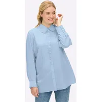 sheego Hemdbluse in hellblau, | Gr.: 40