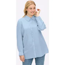 sheego Hemdbluse in hellblau, | Gr.: 40