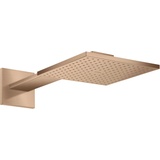 Hansgrohe Axor ShowerSolutions Kopfbrause 250/250 2jet mit Brausearm brushed red gold