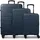 Saxoline Miami Koffer-Set 3-tlg. blau