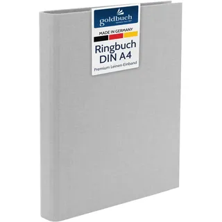 Goldbuch Bella Vista Ringbuch A4, grau