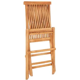 vidaXL Teak Set 3-tlg. natur/anthrazit klappbar