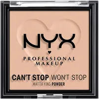 NYX Professional Makeup Can't Stop Won't Stop Mattifying Powder Matte Finish, Farbton: Medium