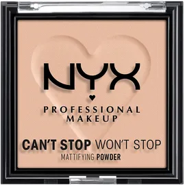 NYX Professional Makeup Can't Stop Won't Stop Mattifying Powder Matte Finish, Farbton: Medium