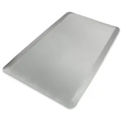 Anti-Ermüdungsmatte "Soft-Tritt" - Ergonomische Arbeitsplatzmatte / 60 x 500 cm, Grau