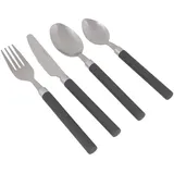 Bo-Camp Besteckset, 16-teilig, grau