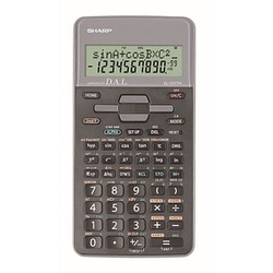 SHARP EL-531TH Wissenschaftlicher Taschenrechner schwarz/grau