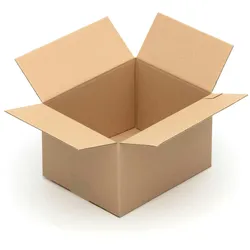 KK Verpackungen 750 x Versandkartons 250x200x150 - Faltkarton braun 1 wellig - Kartons