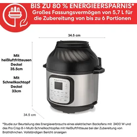 Instant Pot Duo Crisp 11-in-1 Edelstahl