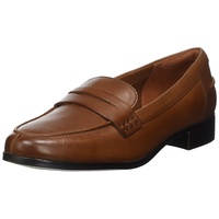 CLARKS Damen Hamble Loafer, Braun Tan Leather, 36 EU