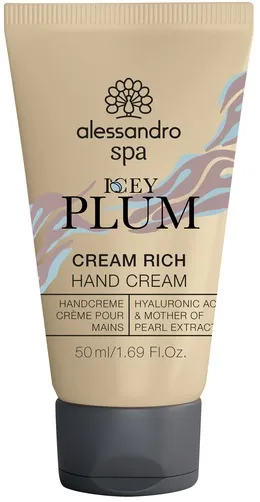 Alessandro spa Cream Rich Hand Cream icey Plum 50ml