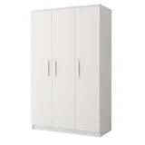Deine Möbel 24 Kinderkleiderschrank OLMO 120 x 192 x 50 cm Eiche weiß