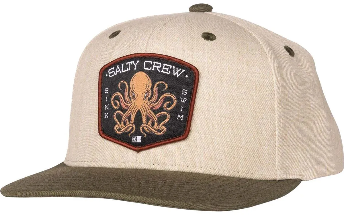 Salty Crew Tako Club Snapback natural/olive (NAT/OLV) 1Sz
