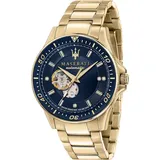 MASERATI MASERATI WATCHES R8823140004 Herren Automatikuhr Streng Limitierte Auflage - Blau/Blau