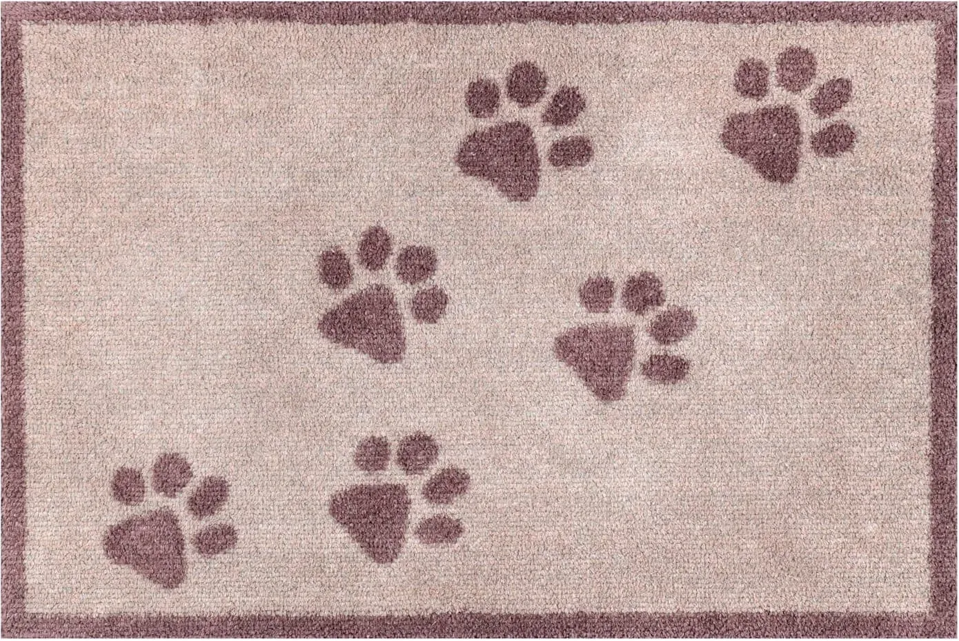 Fußmatte DIRT-TRAPPER-MATS Teppiche Gr. B/L: 50 cm x 72 cm, 9 mm, 1 St., grau (taupe) Fußmatten gemustert