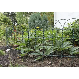 Floraworld Knotengeflecht-Zaun 10 m x 90 cm Moosgrün