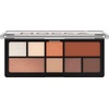 The Hot Mocca Eyeshadow Palette Lidschatten, Braun, 8 Braun-Töne, schimmernd, metallisch, matt, vegan, ohne Mikroplastikpartikel, Nanopartikel frei, ohne Parfüm, 1er Pack (9g)