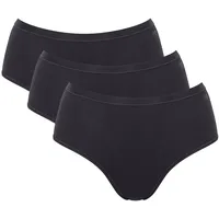 SLOGGI Midi Slip 3 St. Schwarz XL