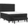 vidaXL Boxspringbett 140 x 200 cm Schwarz