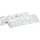 Medi Partners Kirschkernkissen Mikrowelle 60x20cm Körnerkissen groß Wärmekissen 800g 100% Baumwolle 5 kammern abnehmbarer Bezug - Kirschkernkissen nacken schulter Kältetherapie (Ozean)