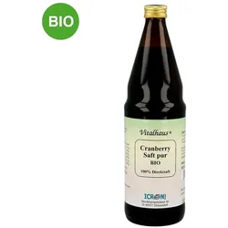 Cranberry Saft pur bio Vitalhaus