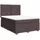 vidaXL Boxspringbett 140 x 200 cm Dunkelbraun