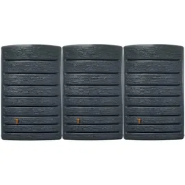 4rain ExtraSLIM Wandtank 1200 l graphite grey