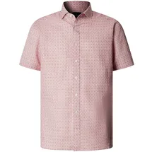 Hackett London Kurzarmhemd Rot M