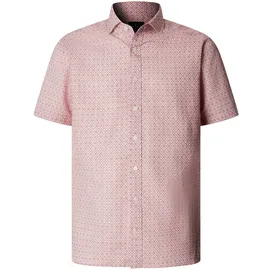 Hackett London Kurzarmhemd Rot M