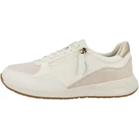 GEOX Damen D BULMYA B Sneaker, Off White, 37 EU