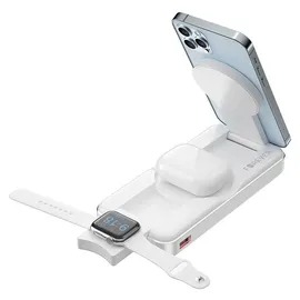 Forever kabellose Powerbank MATB-300 10000 mAh 3in1 weiß