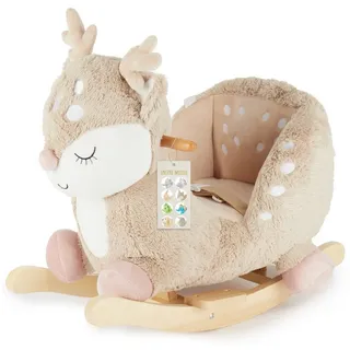 BIECO Schaukeltier beige|rosa