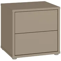 Forte Nachtschrank Alice Springs 49,8 x 41,5 x 47,9 cm Taupe