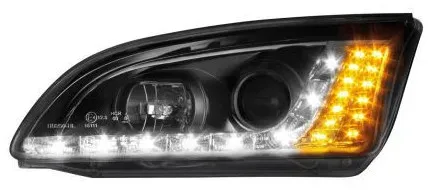 Kristall-Scheinwerfer DEVIL EYES FORD FOCUS (05-08) - schwarz