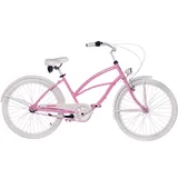 Plumbike La Donna Fahrrad Damen 26 Zoll Fahrrad Mädchen - 145-185cm 3-Gang oder 7-Gang Stadtfahrrad Citybike Damen Cityräder Frauen Fahrrad mit Dicken Reifen Mädchen Fahrrad 26 Zoll