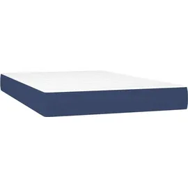 vidaXL Boxspringbett 120 x 200 cm Blau