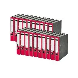 Leitz Wolkenmarmor-Ordner DIN A4 52 mm Rot 20 St.